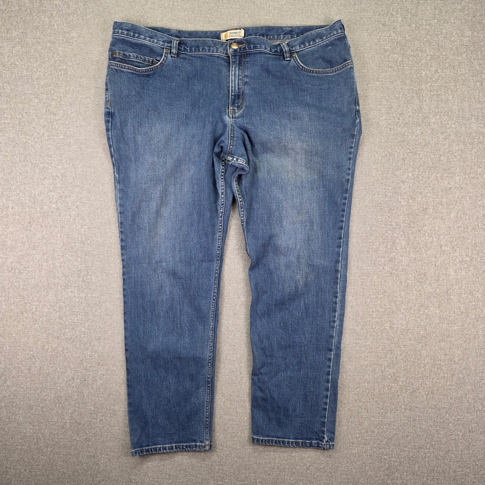 Carhartt Womens 20W Blaine Jeans Rugged Flex Original Fit Straight Leg
